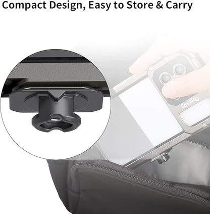 SmallRig Quick Release Plate with 1/4" Screw, HawkLock Quick Release Top Plate for Stabilizer, Action Camera, Monitor, LED Light, QR Top Plate for SmallRig HawkLock Quick Release System - 3730C