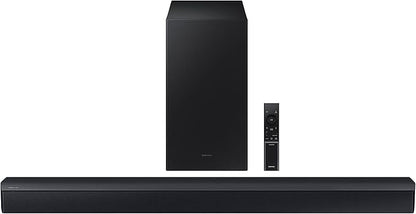 Samsung HW-C450 2.1ch Soundbar w/DTS Virtual X, Subwoofer Included, Bass Boost, Adaptive Sound Lite, Game Mode, Bluetooth, Wireless Surround Sound Compatible