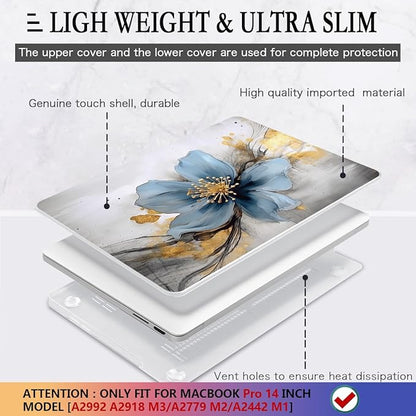 CISSOOK Compatible with MacBook Pro 14 inch Case 2026 2025 2024 2023 2022