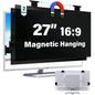 [2 Pack] Magnetic Hanging 27 Inch Computer Privacy Screen for 16:10 Aspect Ratio Widescreen Monitor, Eye Protection Anti Glare Blue Light Computer Monitor Privacy Filter, Removable 27in Protector Film
