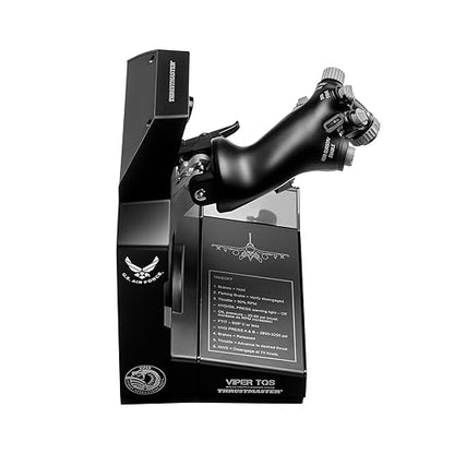 Thrustmaster Viper TQS: Metal Throttle Quadrant System, 21 Action Buttons, 5 Axes, Iconic Chaff/Flare Functions, Licensed by the U.S. Air Force (Compatible with PC)