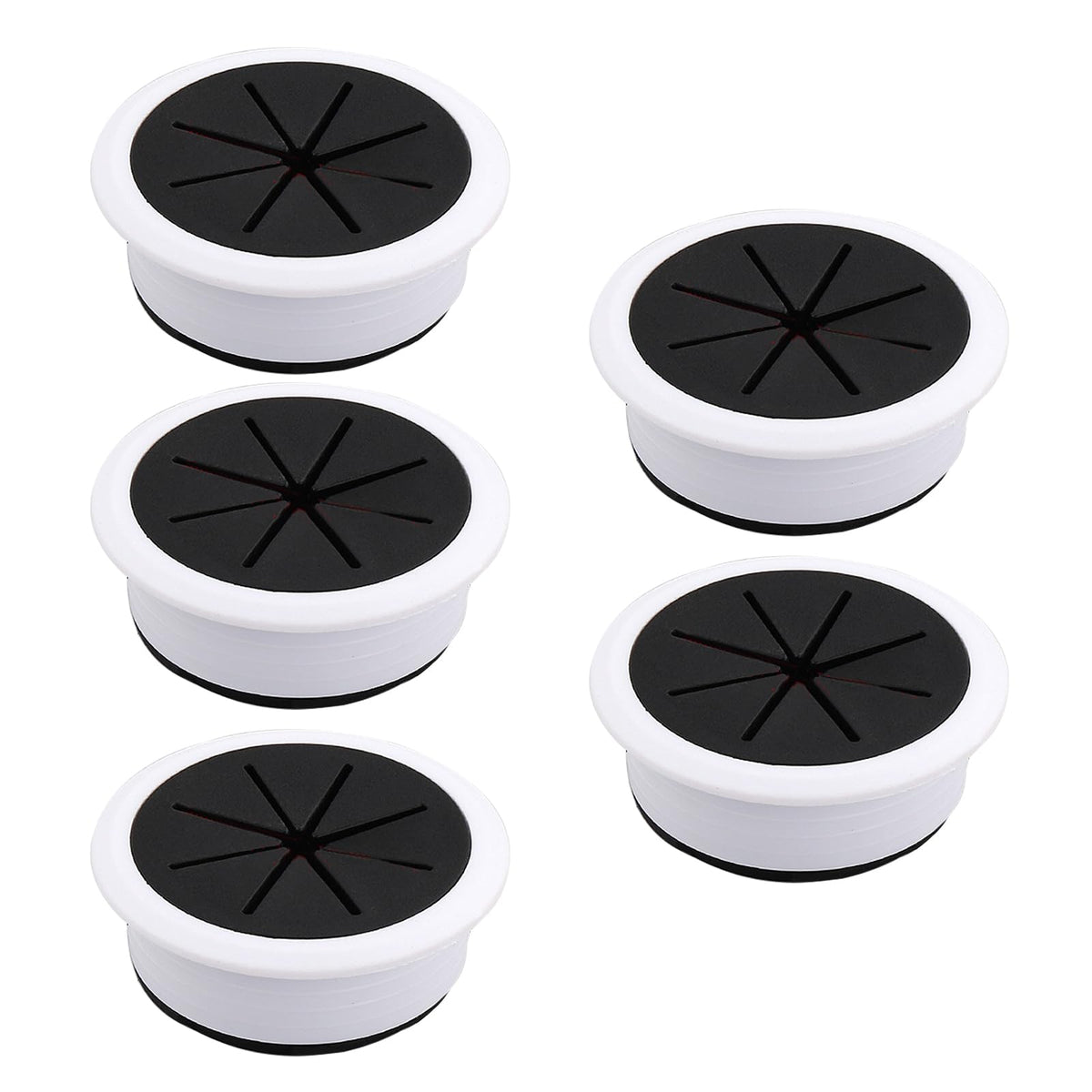 EASYEAH 5 Pcs Desk Grommet 2" / 50 mm, Desk Hole Cover for Cables