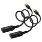 USB Extension Cable 10FT, 2 Pack High Speed USB3.0 Extension Cord Type A Male to Female USB Extender Cable 5Gbps Fast Data Transfer Extender Cord for Keyboard,Webcam,Flash Drive,Printer,Camera,Headset