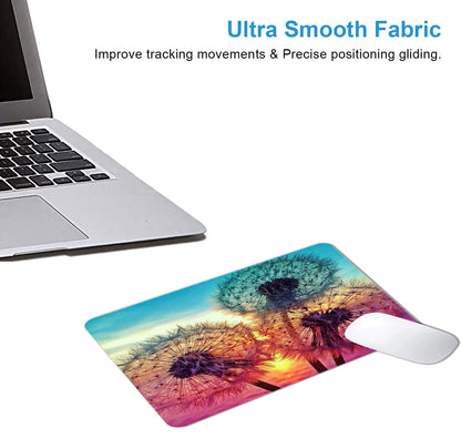 Dandelion Mouse Pad Non-Slip Rubber Base Gaming MousePads for Computers Laptop Office,Cute Mouse Pads with Designs for Women,9.5"x7.9"x0.12"(240mm x 200mm x 3mm)