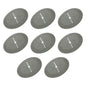 PATIKIL Desk Grommet 1-9/16", 8 Pcs Round Cable Grommet Cord Hole Cover with Adhesive Tape Flexible Table Wire Organizer for Office Home Table Countertop, Black