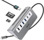 USB C Hub Multiport Adapter,Mosirui 9-in-1 USB-C Docking Station with 4K HDMI,5Gbps Type C 3.0,USB-A3.0/2.0,100W PD, SD/TF for MacBook/Pro iPad/Dell/HP/Desktop/Laptops(50CM)