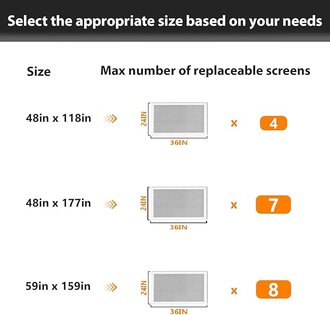 Window Screen Door Repair Kit, 59" x 159" Screen Door Mesh Replacement Kit, Durable Fiberglass Mesh Roll with Tools for Windows Doors Patio and Porch Replacement, Grey