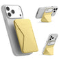 MOFT Magnetic Wallet Stand Compatible with iPhone 18/17/16/15/14/13 Series, Angle Adjustment Magsafe Compatible MOVAS Phone Stand,Clay