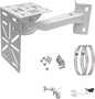 L-Shape Dome Camera Bracket, Wall Ceiling Mount for Security Dome Cameras, Wall Mount,Corner (Vertical Pole Bracket+Hoop 7.8 in )