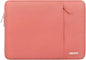 MOSISO Laptop Case 13 inch, 13 inch Laptop Sleeve Compatible with MacBook Air M4 M3 M2 M1 2025-2018 / Pro M2 M1 2025-2016, Polyester Vertical Computer Sleeve Bag with Pocket, Coral