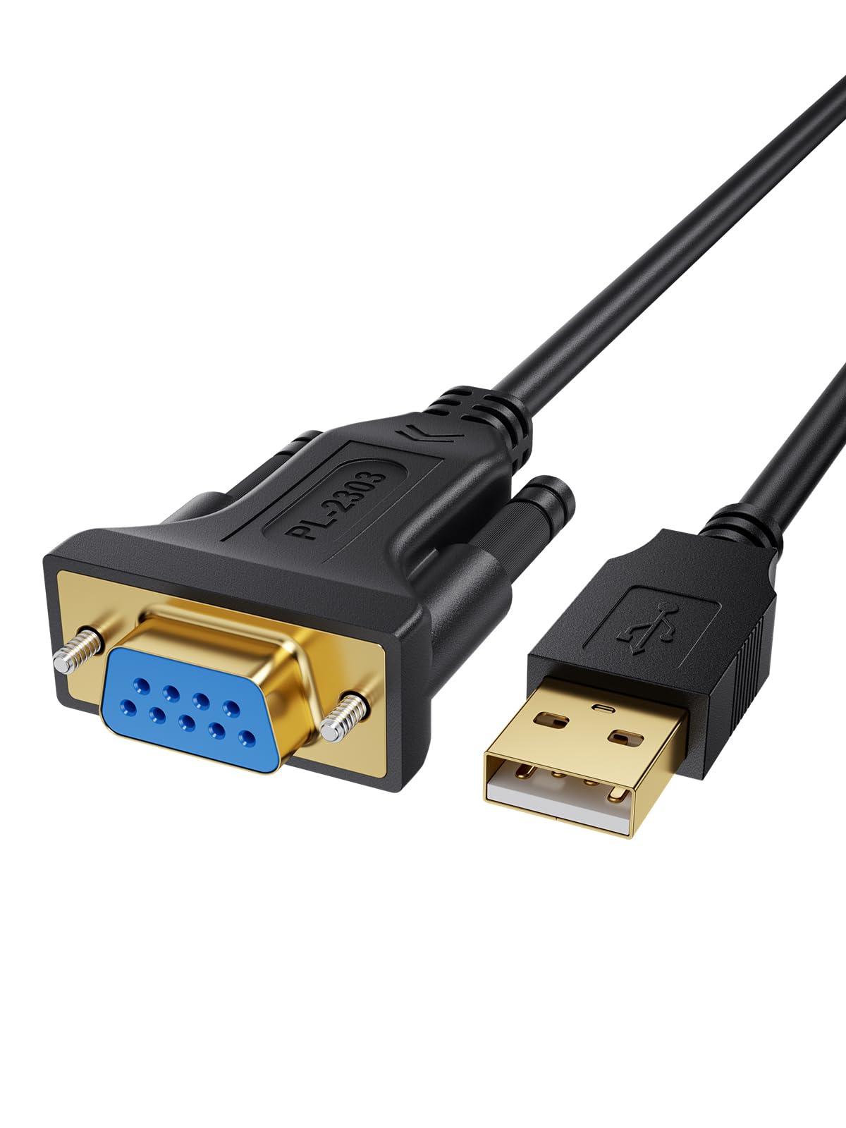 CableCreation USB to RS232 DB9 Serial Adapter Cable, FTDI Chipset, 6.6FT/2M
