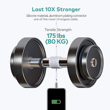 AICase Magnetic Charging Cable, Type C to Type C (3.3 FT) Super Organized Charging Magnetic Absorption Nano Data Cable for Samsung S23/S22/S21/S20 Ultra, MacBook Pro/Air, iPad Pro 12.9 11 Air Mini