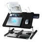 iXTRA Adjustable Laptop Lap Desk with Cooling Fan USB Light for Adults 60x40cm,Grey