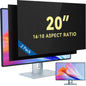 IPROKKO [2-Pack] 23.8 Inch Computer Privacy Screen Filter for 16:9 Widescreen Monitor, Removable 23.8in Anti Blue Light Glare Privacy Shield, Anti Spy Security Protector for Hp Dell Asus Acer Samsung