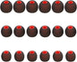 Earbud Replacement Tips Silicone Earbud Tips Ear Tips Fit for in-Ear Headphones (Inner Hole 3.8mm -5.1mm) Earbud Rubber Tips Earbud Covers 9 Pairs S/M/L