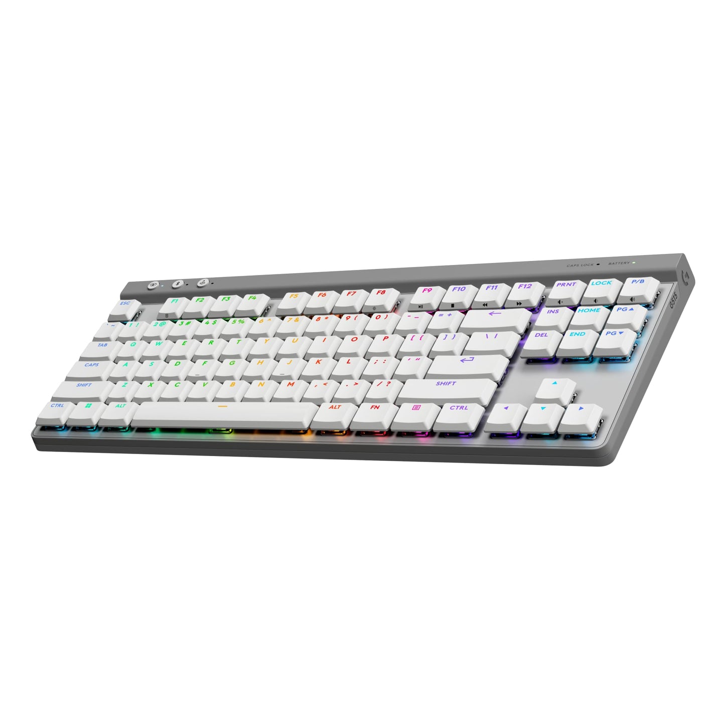 Logitech G515 Lightspeed TKL Wireless Gaming Keyboard (Tactile) - White
