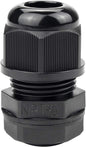 XHF 50 Pcs 3/8" IP68 Strain Relief Nylon Cord Grip Waterproof NPT Cable Glands Adjustable UL Listed and RoHS Compliant(Black)