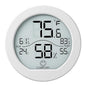 SECRUI Digital Hygrometer Thermometer for Room Temperature Humidity Meter Indoor Thermometer Accuracy Calibration LCD Temperature Sensor with Maximum and Minimum Records, TH1, White