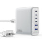 USB C Charger 200W USB C Charger Block,Upgraded GaN III 8-Port Fast Charging Station Hub,PD 65W Laptop Charging Adapter Compatible with MacBook Pro/Air,DELL,Steam Deck,iPhone 16/15/14,Galaxy S23/22