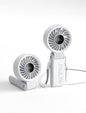 JISULIFE Portable Handheld Fan Life7: 3-in-1 Hand, Desk & Neck Fan-Gery