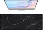 RAINYEAR Large Gaming Mouse Pad(31.5 x 11.8 Inch), Computer Mousepad with Anti-Slip Rubber Base, Smooth Large Keyboard Mouse Pad Mat for Gamer, Office, Home, Black Marble