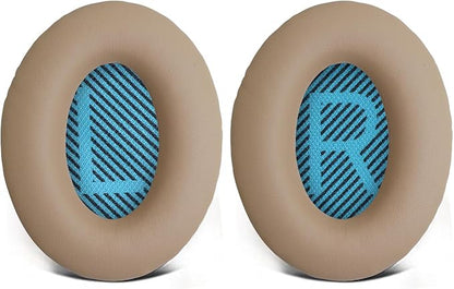 Replacement Ear Pads for Bose QuietComfort 35 35 II 15 25(qc 35 25 15/QC35 ii), Headphone Ear Covers, High Density Memory Cotton, Soft Leather, Adaptive Noise Isolation Headphones Pads Cushions