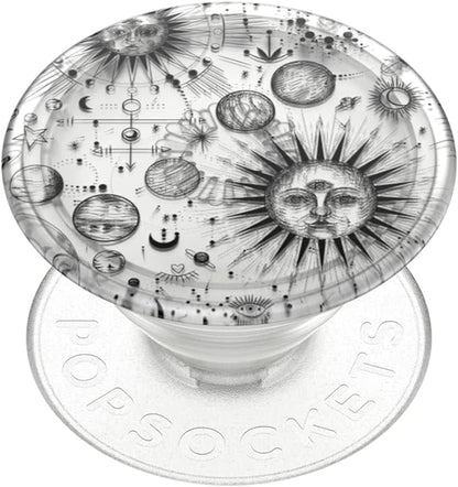 PopSockets Plant-Based Phone Grip with Expanding Kickstand, Adhesive Grip, Eco-Friendly - Cosmic Sun