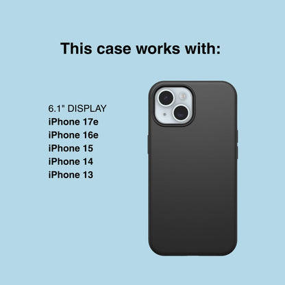 OtterBox iPhone 16e, 15, 14, & 13 Symmetry Series Case - BLUETIFUL (Blue), Snaps to MagSafe, Ultra-Sleek, Raised Edges Protect Camera & Screen