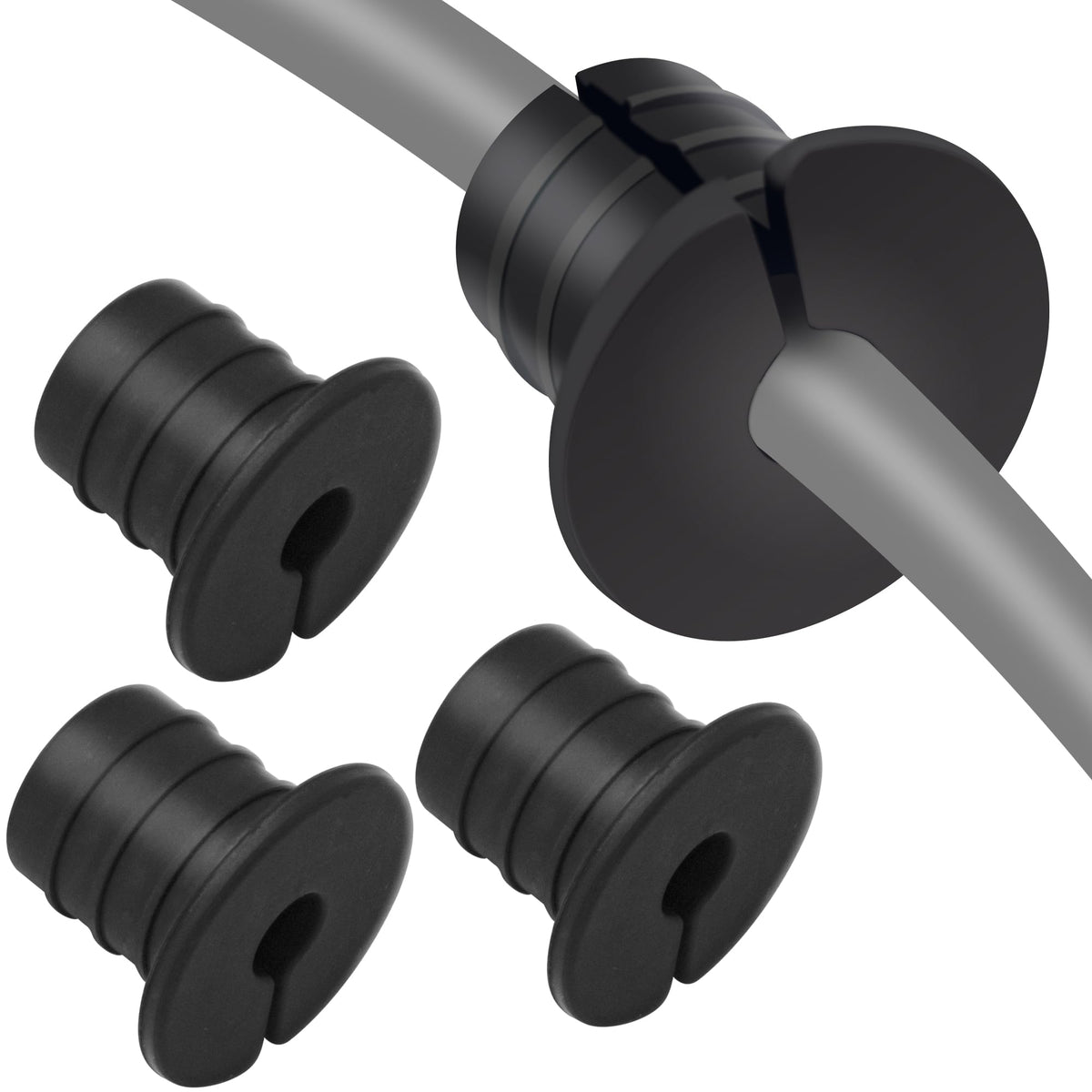 Cable Routing Kit for Starlink for 1 inch Wall Hole, Wall Bushing Grommet, Starlink Accessories, Silicone Cable Wall Pass, Starlink Anti-Slip Wall Grommets for Cables (1 inch) 2 Pcs