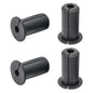 4pc Starlink Cable Grommet 3/4" Silicone Waterproof Wall Hole Pass Through Split Cable Bushings for TV Wire Ethernet Cord, Starlink Cable Routing Kit Accessories,38mm/1.5"Ht, Black