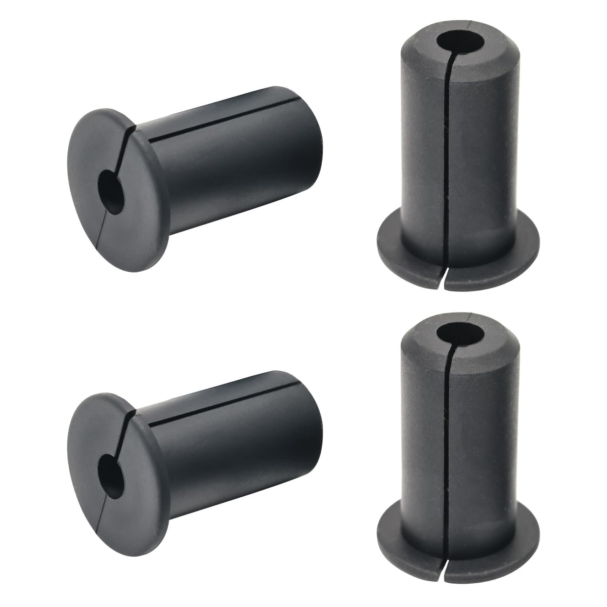EASYEAH 2pc Black Starlink Cable Grommets 1" Silicone Wire Hole Grommet