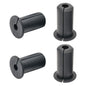 EASYEAH 2pc Black Starlink Cable Grommets 1" Silicone Wire Hole Grommet