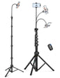 Nineigh 80" Phone Tripod, Selfie Stick, Aluminum Cellphone Tripod Stand