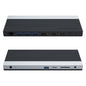 WAVLINK USB C Docking Station 3 Monitor with 100W PD, USB-C Laptop Dock Triple Display for Dell Hp Lenovo Windows, Type C Adapter Hub - Dual HDMI, DisplayPort, Ethernet, 4 USB3.0, SD/TF Slot, Audio