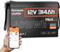 HumsiENK 12V 200Ah LiFePO4 Lithium Battery – Max. 2560Wh, with 250A BMS