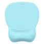 TECKNET Gel Ergonomic Mouse Pad with Wrist Rest, Non-Slip PU Base, LT.Blue