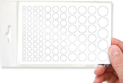 BLOCKED Stackable Webcam/Camera Vinyl Covers | 95 Low-Tack Restickable Webcam Sticker | Multiple Sizes | White 95-Pack (Ultra Glossy)
