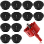 1.5 Inch(38mm) Desk Grommet,13 Pieces Cable Grommet, Desk Hole Cover for Cables with Hole Saw,Plastic Cable Cord Wire Hole Cover for Desk, Table,Cabinet,Countertop and Other Furniture(Whitek)