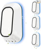 Plug In Ionizer Air Purifier With 4 Negative Ion Output Heads,Small Air Freshener With Backlight,Quiet and Energy-Saving, Ideal Air Cleaners for Home,Bedroom,Office,Living Room and Pet Room(3)