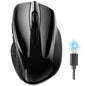 TECKNET Wireless Mouse, BT 5.0/2.4G, Rechargeable 6-DPI Silent, Blue
