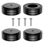 Tertullus 4 Pcs Speaker Feet Aluminum HiFi Turntable Feet Isolation Feet Aluminum Stand Speakers Spikes Audio Pads 58x22mm for HiFi Amplifier/Speaker/Turntable/Player(Gold)