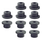 10 pcs 13/16" Drill Hole，3/8" ID Black Silicone Top hat Rubber Grommets for Wiring，Automotive，Firewall，Hole Plug，Desk，Screw，Water and Gas Pipe，Drain，House Siding，Cable Bushing，Glass，Wire Plug