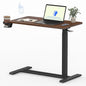 FLEXISPOT 28" Mobile Standing Desk Pneumatic Lift Computer Workstations