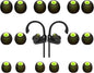 Earbud Tips Ear Bud Tips Soft Anti Slip Washable and Reusable Silicone Replacement Earbud Tips Fit Most in-Ear Earbuds(Inner Hole 3.8mm -5.1mm) 18pcs S M L