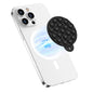 HSAOHD Magnetic Suction Cup Phone Mount, Compatible with MagSafe, Silicone Octo Cup Buddy Sticky Grip Holder for iPhone and Android, Removable Hands-Free Phone Stand Selfie/Video for TikTok, Red