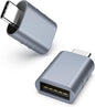 Syntech USB C Male to USB3 Female Adapter Compatible with iPhone 16 Pro Max iMac 2021, iPad Pro 2021, MacBook Pro 2020 / Air 2020 and Other Type C or Thunderbolt 3 Devices Blue, Pack of 2