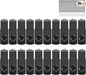 EASTBULL 8GB USB Flash Drive Bulk Thumb Drives 20 Pack with Lanyards USB 2.0 8GB Memory Sticks Zip Drive Pen Drive for Storage and Backup Black 20PCS