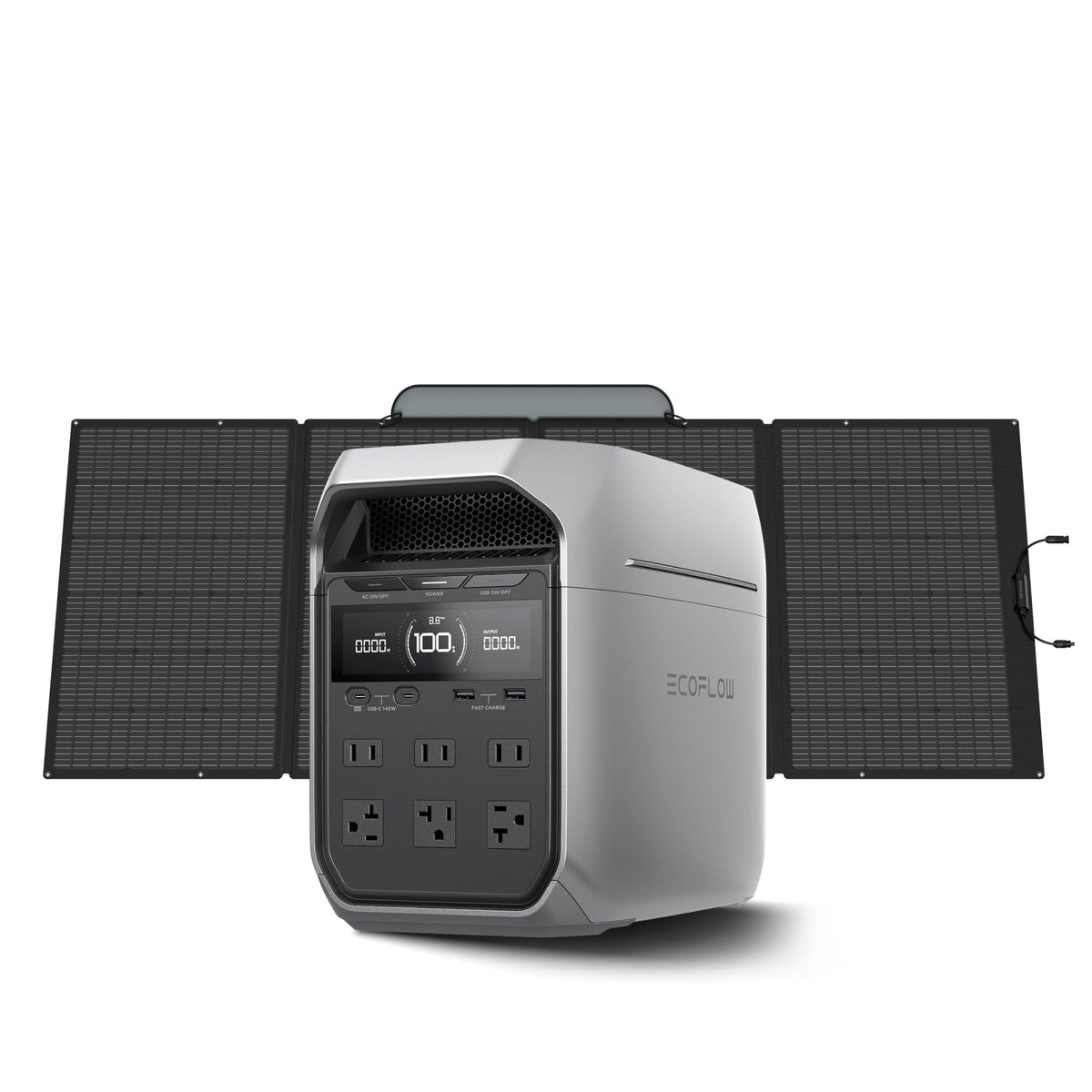 EF ECOFLOW Portable Power Station DELTA 3 Plus 1024Wh, 1800W, LFP Battery