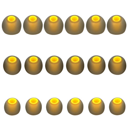 MMYQXI 54 PCS Silicone Replacement Earbud Tips Earbud Cap Eartips Fit for in-Ear Earbuds(Inner Hole 3.8mm -5.1mm) Headphones Earbud Rubber Tips S M L