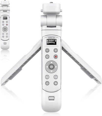 AODELAN for Nikon Camera Tripod with Rechargeable Wireless Shutter Release,Shooting Grip Remote Control Handle for P1000,P950,B600,A1000,Z6 II,Z30,Z50,Z5,Z7 II,Z fc,Z f,Z6 III,Z50 II,P1100,Z5II(White)